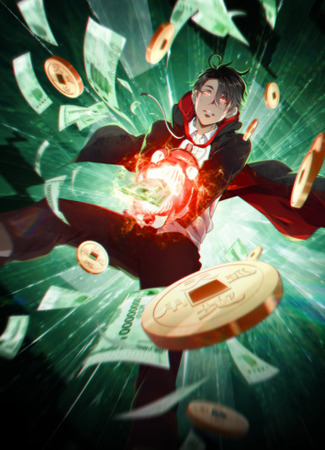 I got into a horror world with a wealth system