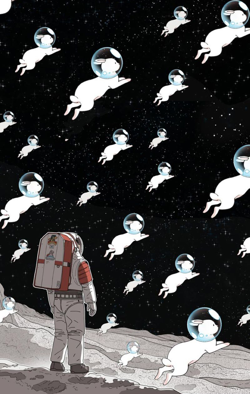 The moon rabbits are going
